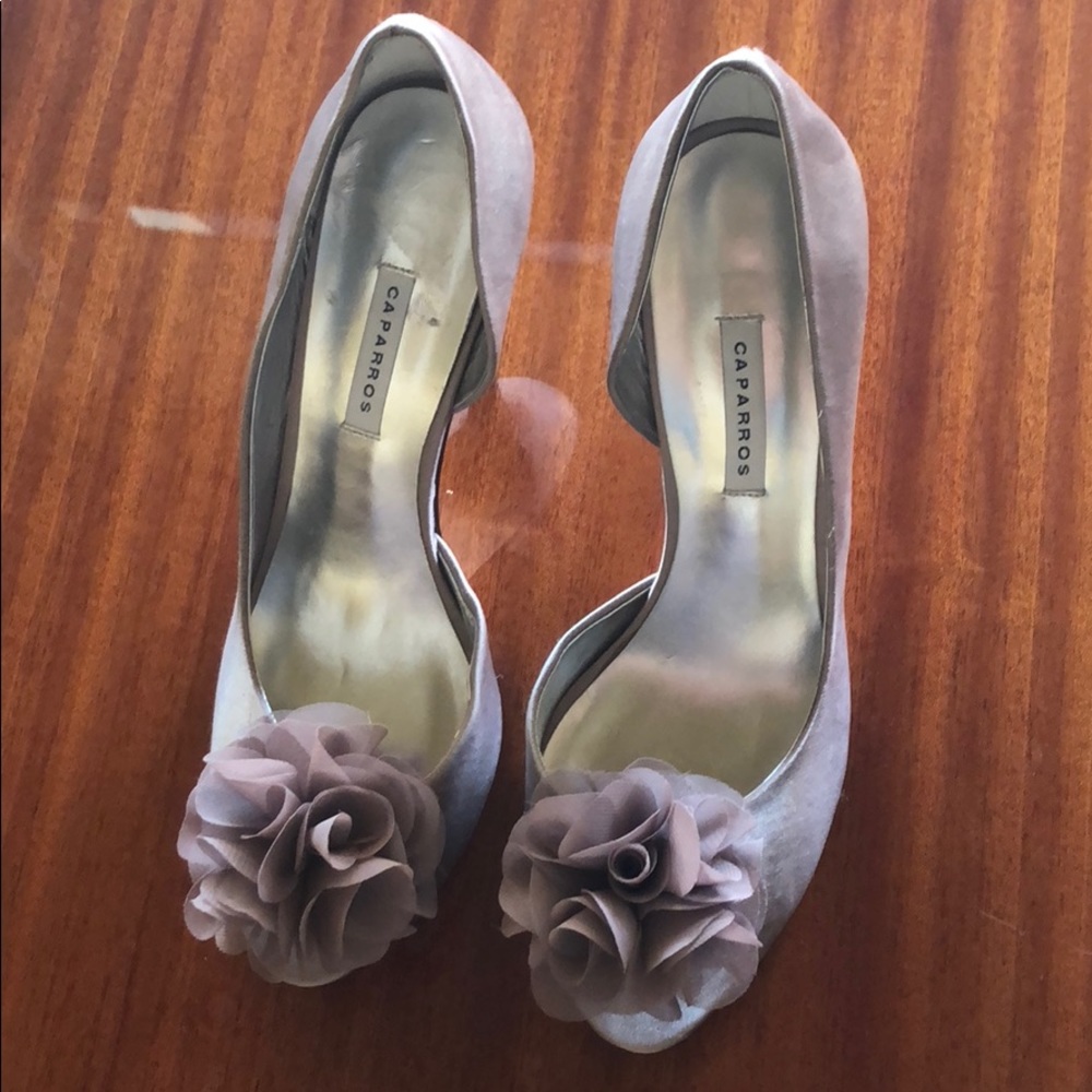 Caparros open toe pumps